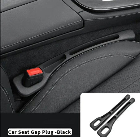 2 Adet Siyah Renk Araba Koltuk Arası Düzenleyici 40-7cm Ebatlarında