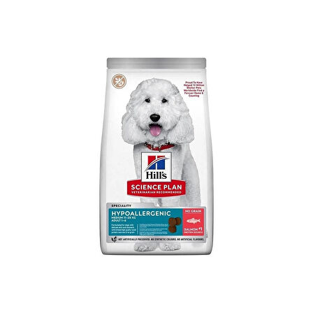 Hill's Hypo-Allergenic Somonlu Yetişkin Köpek Maması 12 kg