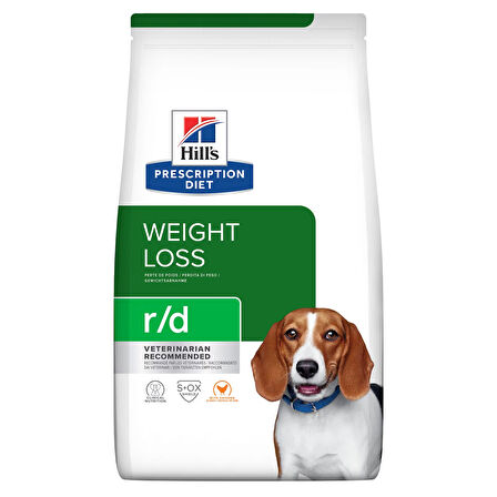 Hill's PRESCRIPTION DIET R/D Weight Loss Kuru Köpek Maması 4 kg