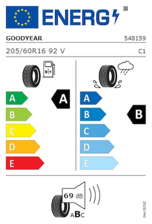 205/60 R16 92V EfficientGrip Performance 4 KANAL (EV✓) FO(Ford) - VW(Volkswagen) Oto Yaz Lastiği (Üretim Yılı: 2026)