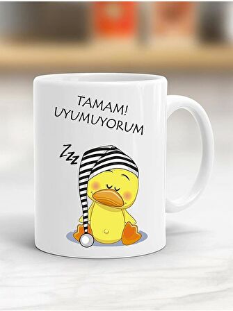 Dağ Dijital Hediyelik Tamam Uyumuyorum Baskı Kupa Bardak Hediyelik & Aksesuar iş-7