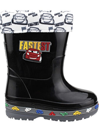 Gezer 00568 Siyah Erkek Çocuk Su Geçirmez Kürklü Çizme