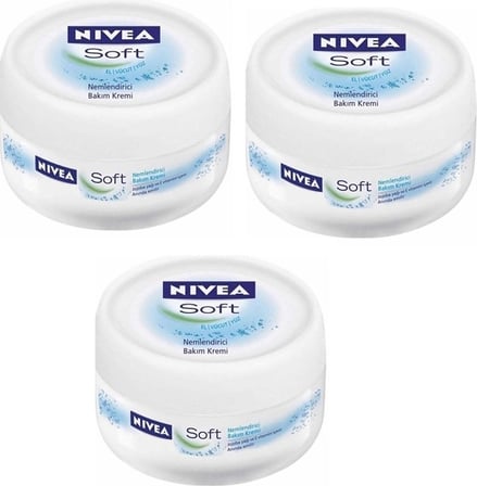 Nivea Soft Krem 200 Ml Nemlendirici Bakım Yüz Kremi (3 Adet)