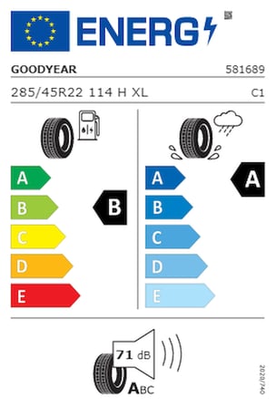 285/45 R22 114H XL FP EfficientGrip 2 SUV Oto Yaz Lastiği (Üretim Yılı: 2025)