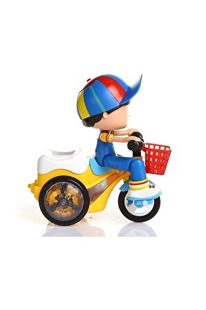 Oyuncak Bisikleti Süren Pepee Işıklı Bisikletli Pepee Dans Eden Pepee