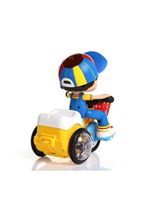 Oyuncak Bisikleti Süren Pepee Işıklı Bisikletli Pepee Dans Eden Pepee