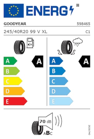 245/40 R20 99V XL EfficientGrip Performance SUV (EV✓) VOL(Volvo) Oto Yaz Lastiği (Üretim Yılı: 2025)