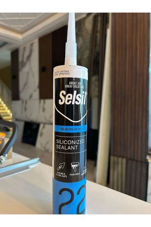 Selsil SİLİKONİZE MASTİK 5 AD 500g BEYAZ