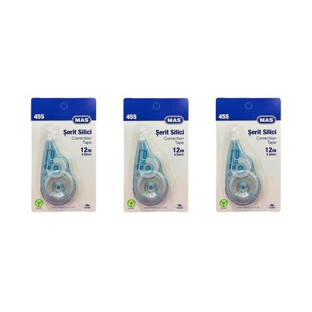 Mas 455 Şerit Daksil Silici 12 mt X 5 mm - 3 Adet