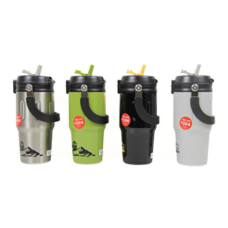 Shotay Journey Mug Çift Kullanımlı Kapak 650 Ml. Siyah ST-8166