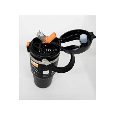 Shotay Journey Mug Çift Kullanımlı Kapak 650 Ml. Gri ST-8166