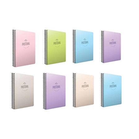Gıpta Pastoral 96 Yp. A4 Spiralli Pp. Kapak Defter Çizgili 8'Lİ