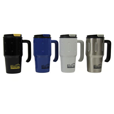 Shotay Handle Mug 650 Ml. Siyah ST-8169