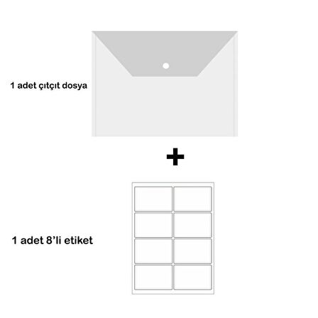 Gıpta ECO PP 80 Yp. A4 Spiralli Pp. Kapak Defter  ( 4 Kareli + 4 Çizgili = 8 Adet ) Hediyeli