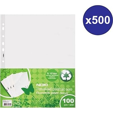 Noki Eco Poşet Dosya 500'Lü Paket