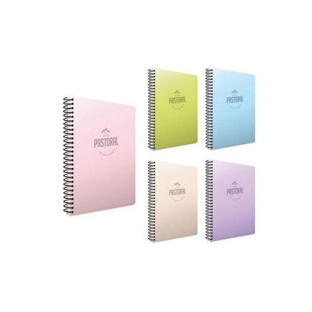 Gıpta Pastoral 60 Yp. A4 Spiralli Pp. Kapak Defter 1 Kareli + 1 Çizgili