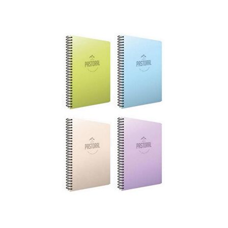 Gıpta Pastoral 60 Yp. A4 Spiralli Pp. Kapak Defter 3 Kareli + 1 Çizgili