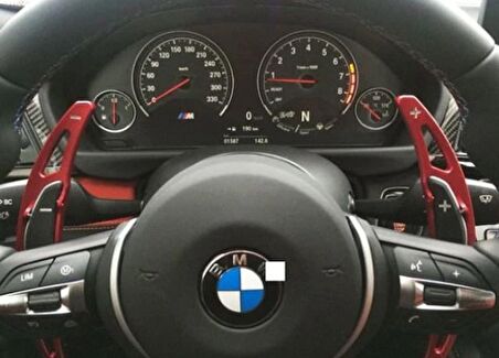 Bmw F10 M5 Direksiyon F1 Vites Kulakçığı Paddle Shift Kırmızı