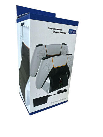 P5102 Ps5/Ps5 Slim/Ps5 PRO UYUMLU ADAPTÖRLÜ Joystick Şarj Stand Dock