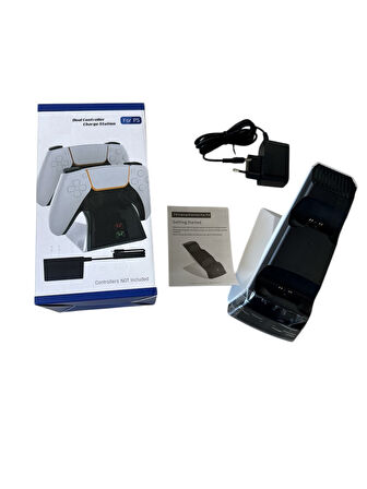P5102 Ps5/Ps5 Slim/Ps5 PRO UYUMLU ADAPTÖRLÜ Joystick Şarj Stand Dock