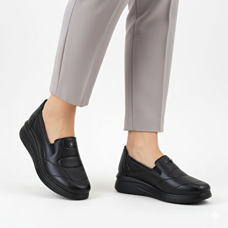 Beety 25KA-555 Hakiki Deri Comfort Kadın Ayakkabı