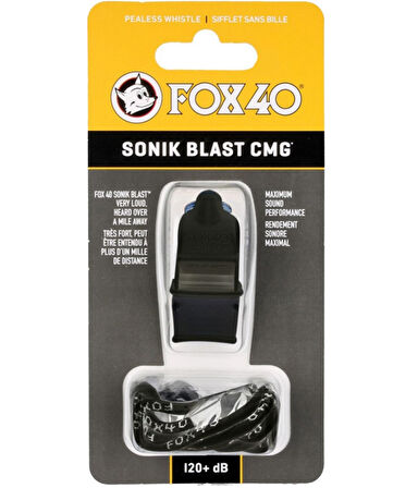 Fox40 Sonik Blast Safety CMG İpli Düdük 9903-0208