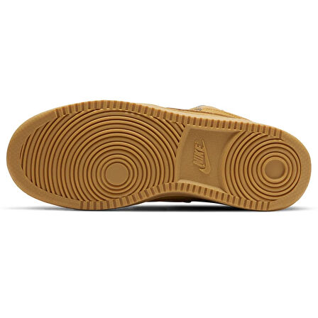 Nike Court Borough Mid Winter Leather Sneaker Hakiki Deri Yün Bilekli Kışlık Unisex Spor Ayakkabı Taba