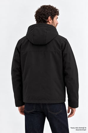 Erkek Fonksiyonel Softshell Çıkabilen Kapüşonlu Mont-00241467