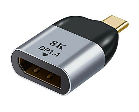 USB-C to Mini DisplayPort Dönüştürücü 1.4 8K 60Hz