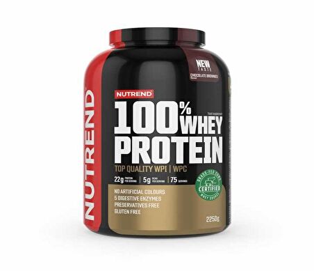 Nutrend %100 Whey Protein 2250 Gr Çikolata&Brownie