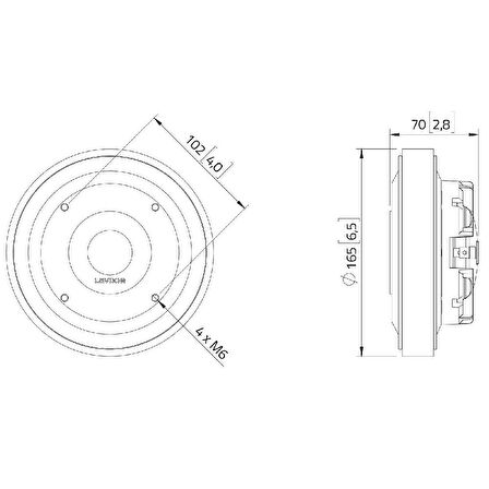 Lavoce DF14.30T 1/4" Tweeter