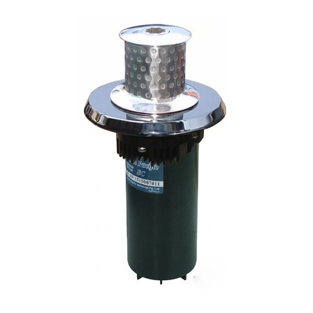 South Pacific EC1000S - 12V Elektrikli Dik (Yandan Montaj) Vinç 6-14mm Krom Gövdeli - Teknede Güç ve Estetiğin Buluştuğu Nokta