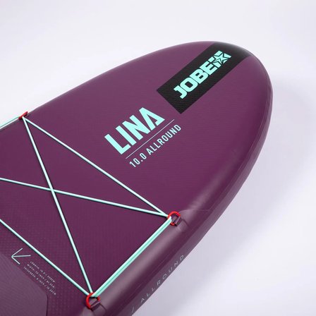 JOBE Lina Sup Board 10.0 Seti - Mor - Taşıma Kapasitesi: 90 Kg - Kürek Sörfüne Güvenli ve Konforlu Bir Başlangıç