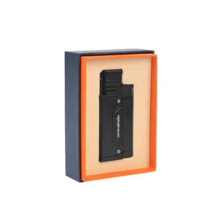 Conquistador 1li Torch Siyah Metal Puro Çakmağı 8011CT