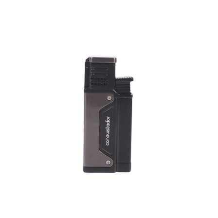 Conquistador 1li Torch Gri (Gunmetal) Metal Puro Çakmağı 8012CT