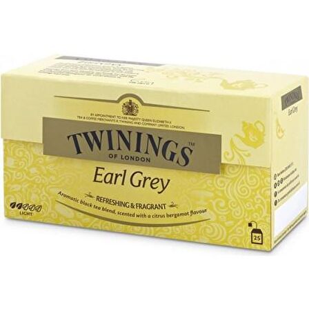 Twinings Bardak Poşet Siyah Çay 25'li 