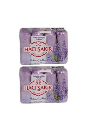 Hacı Şakir Güzellik Sabunu Lavanta 4x70GR X 2 Paket