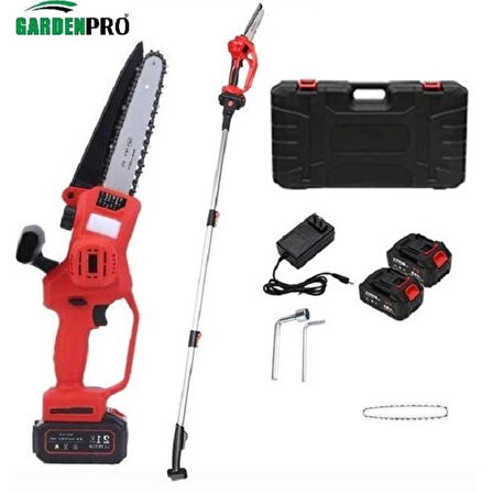 Gardenpro VST9C208 Lityum Akülü Uzatma Aparatlı Budama Testeresi