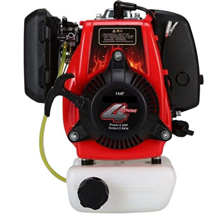 Benzinli Mini Çapa Motoru 144F Balatalı 4 Zamanlı 4 Hp