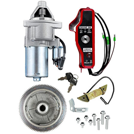 Honda GX240-270 Benzinli Motorlar 9 Hp Marş Motoru Kit