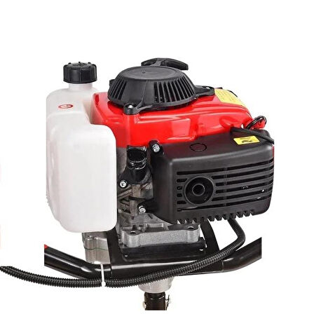 Gardenpro Çift Helezonlu 4 Zamanlı Toprak Burgu Makinası 200 mm 4 Hp