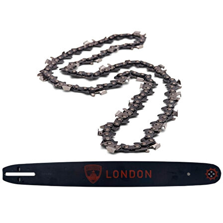 London Motorlu Testere Kılavuzu Ve Zinciri 38/3.25