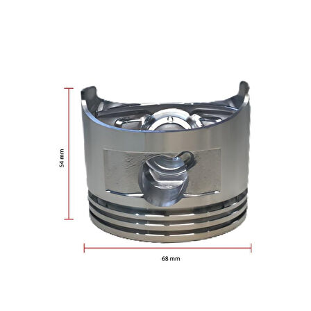 Benzinli Motor Piston Seti 68 mm 6.5 Hp