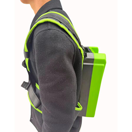 Zanon Falcon Zeytin Hasat Makina Aküsü Lityum Sırt Batarya 18 Ah