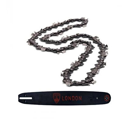 Motorlu Budama Testere Kılavuzu ve Zinciri London 20 Diş / 91