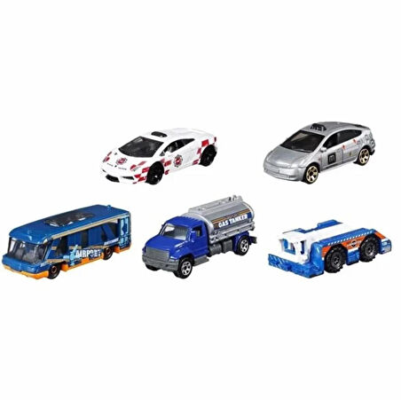 Matchbox Metal Beşli Araba Seti MBX AIRPORT (HAVAALANI) C1817-HCJ03