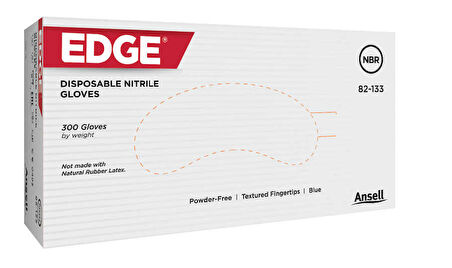 Ansell Edge 82-133 Tek Kullanımlık Nitril Eldiven (300 Adet/Kutu)