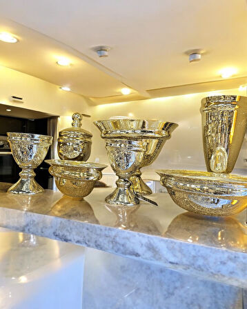 7'Lİ CAM LÜX SALON SETİ GAGA-2010