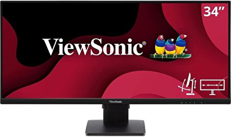 ViewSonic VA3456-MHDJ 34" IPS LED WQHD (3440 X 1440) 75Hz 2xHDMI Dp Çerçevesiz Ev/Ofis Monitorü (OUTLET - TEŞHİR)