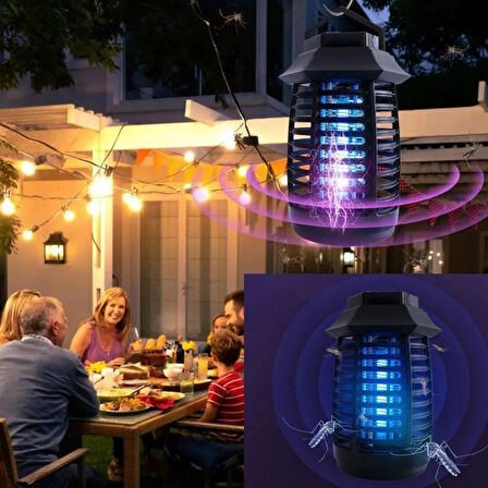 CT-STONES® Tutma ve Asma Saplı Ledli Sinek Makinası 2W Sinek Öldürücü UV Mor Işıklı Aparat